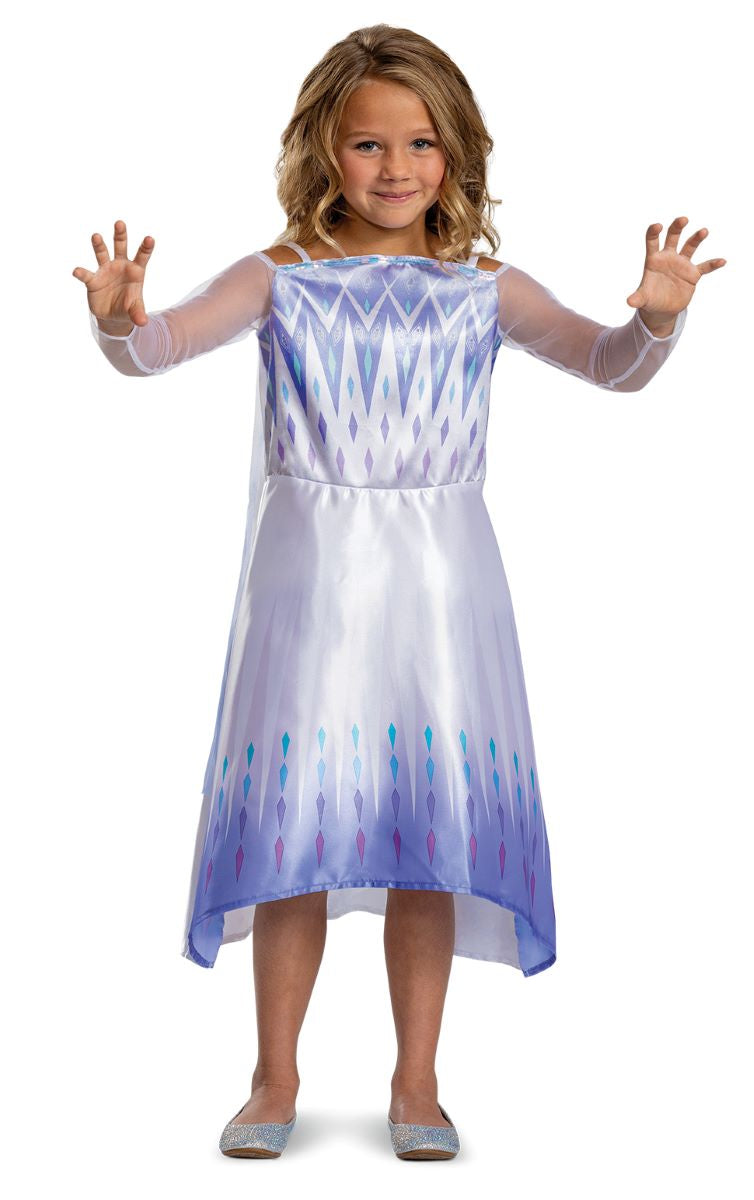 Disney Elsa Snow Queen Costume Child Dress with Cape 1