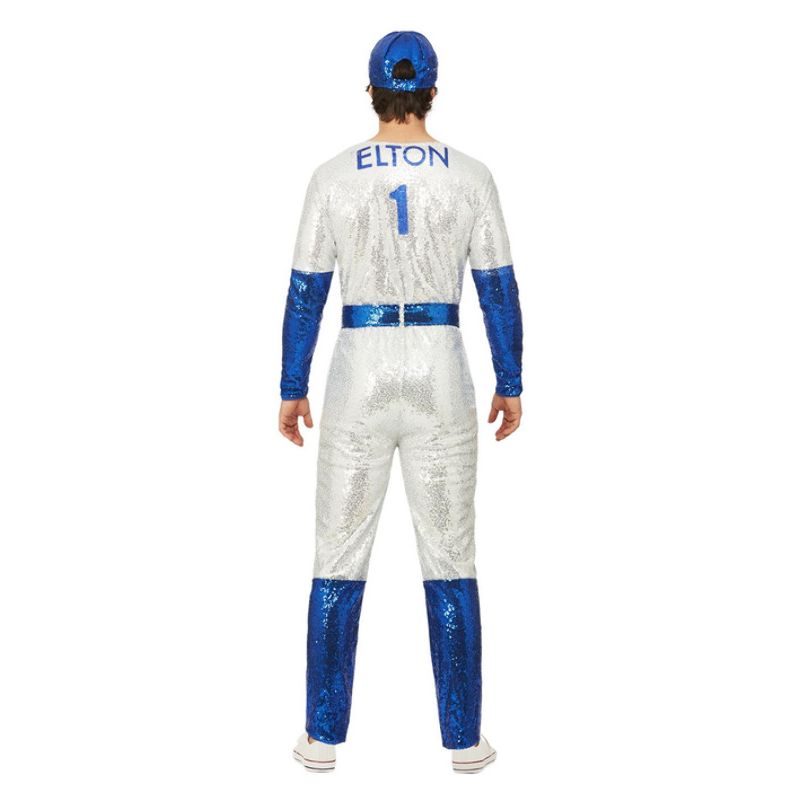 Elton John Sequin Baseball Costume for Adults 3