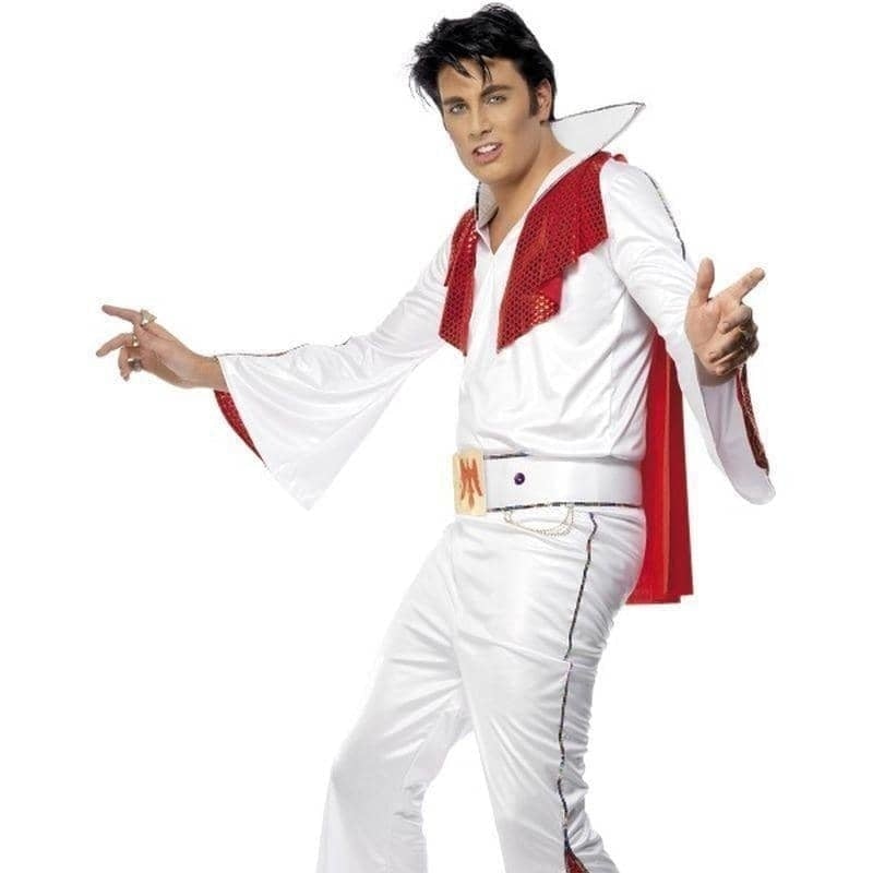 Elvis Costume Adult White_1