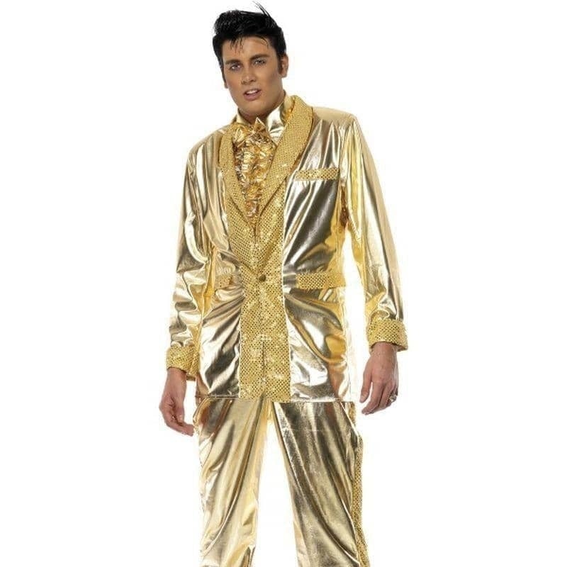 Elvis Gold Suit Costume Adult 1