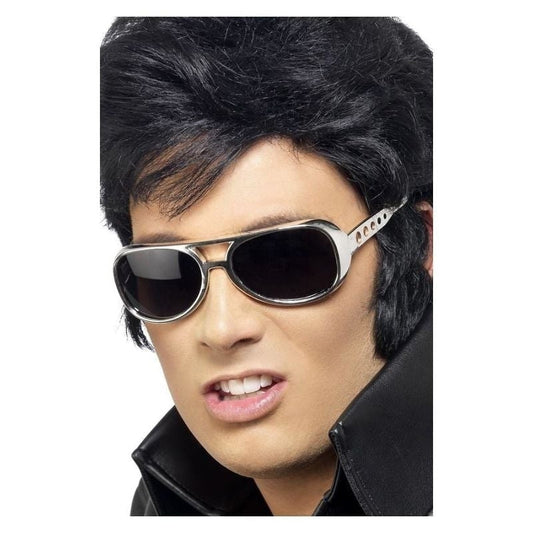 Elvis Shades Adult Silver 2