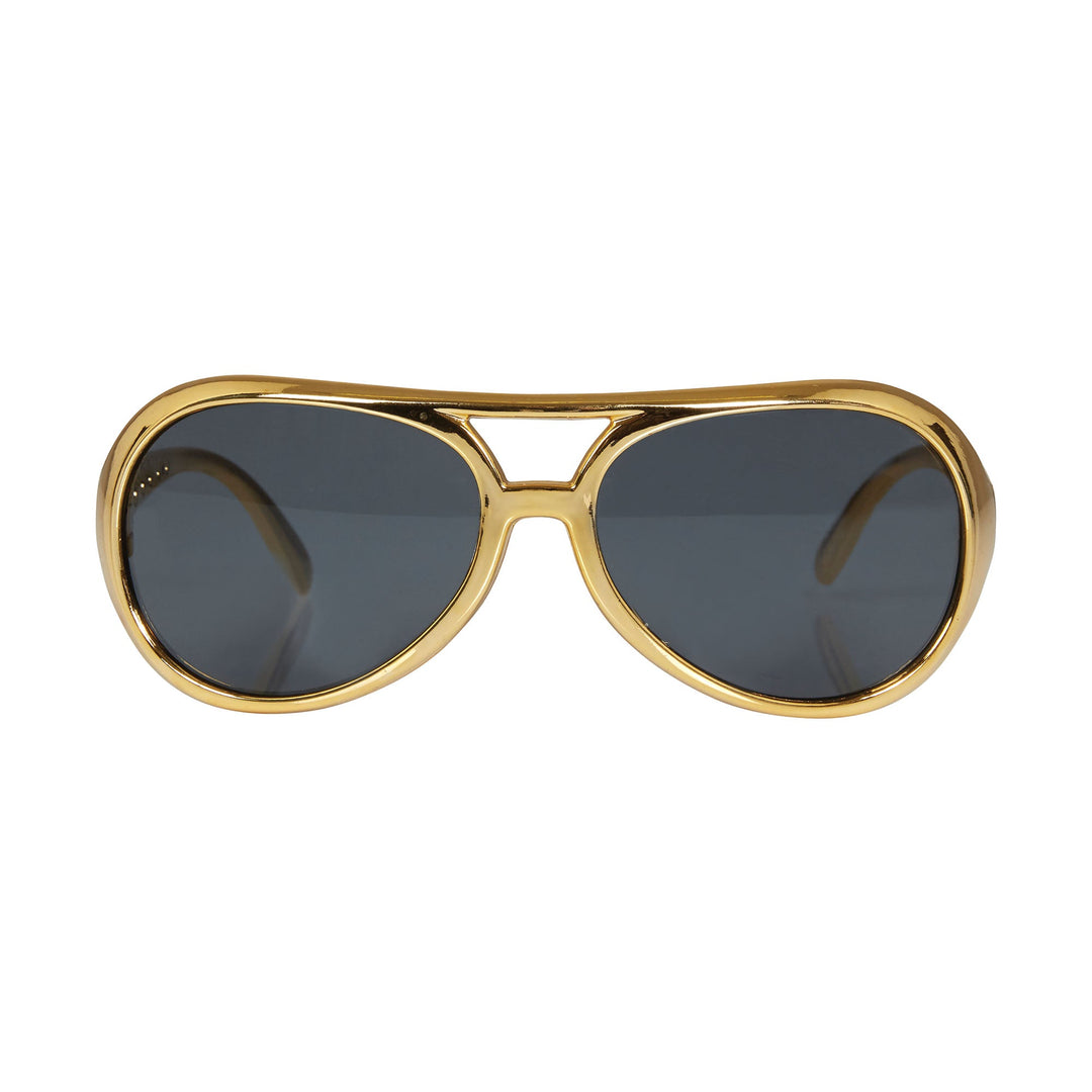 Elvis Sunglasses Gold Costume Accessory_1