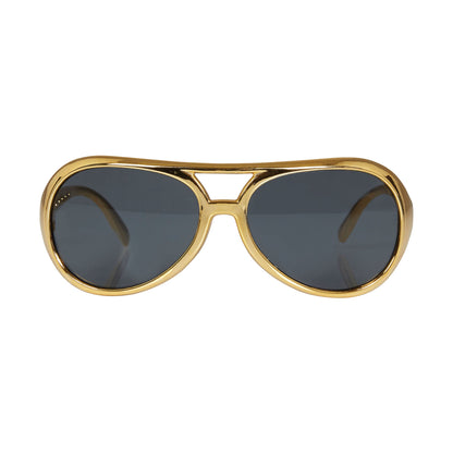 Elvis Sunglasses Gold Costume Accessory 1