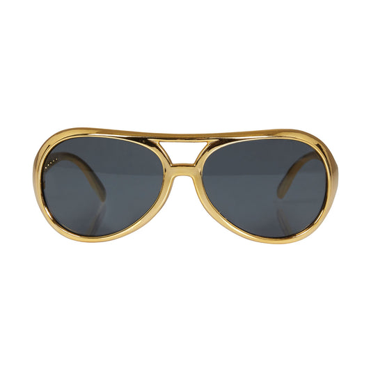 Elvis Sunglasses Gold Costume Accessory 1