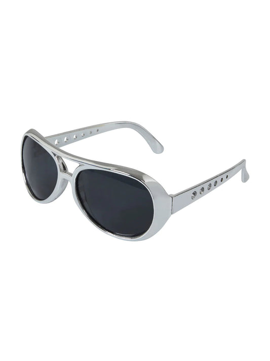 Elvis Sunglasses Silver Costume Accessory 2