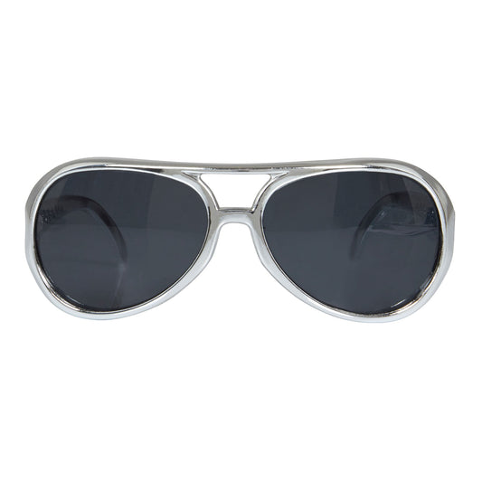 Elvis Sunglasses Silver Costume Accessory 1