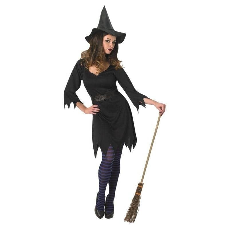 Enchantress Witch Costume Adults Black Dress Hat 1