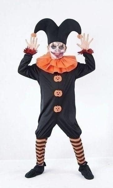 Evil Jester Childrens Costume 1