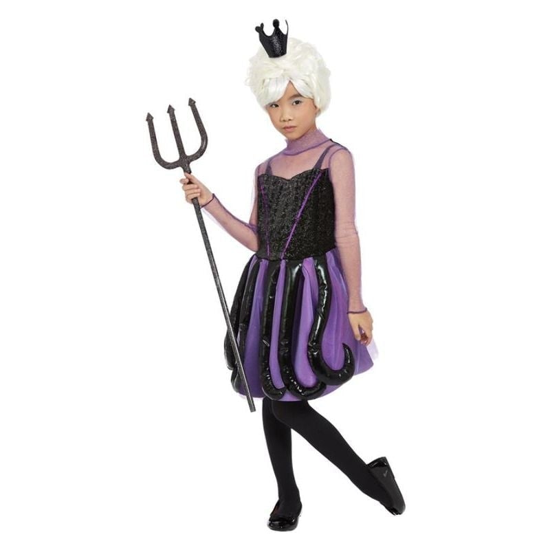 Evil Sea Witch Costume Black Girls Ursula Dress 1