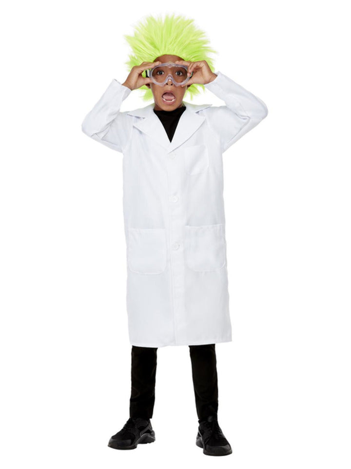 Explosive Scientist Wig Child Green