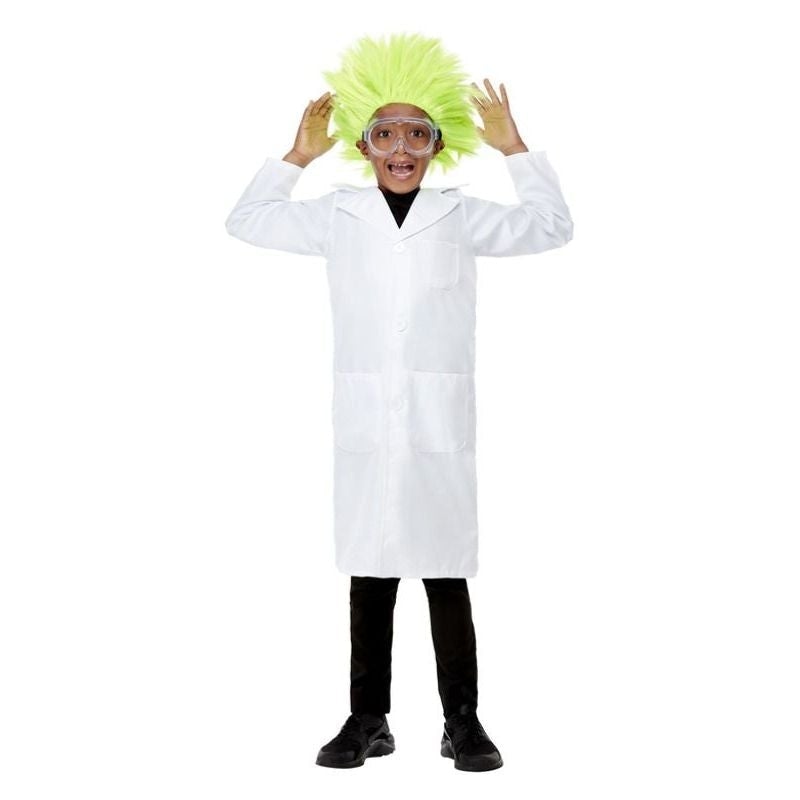 Explosive Scientist Wig Child Green 1