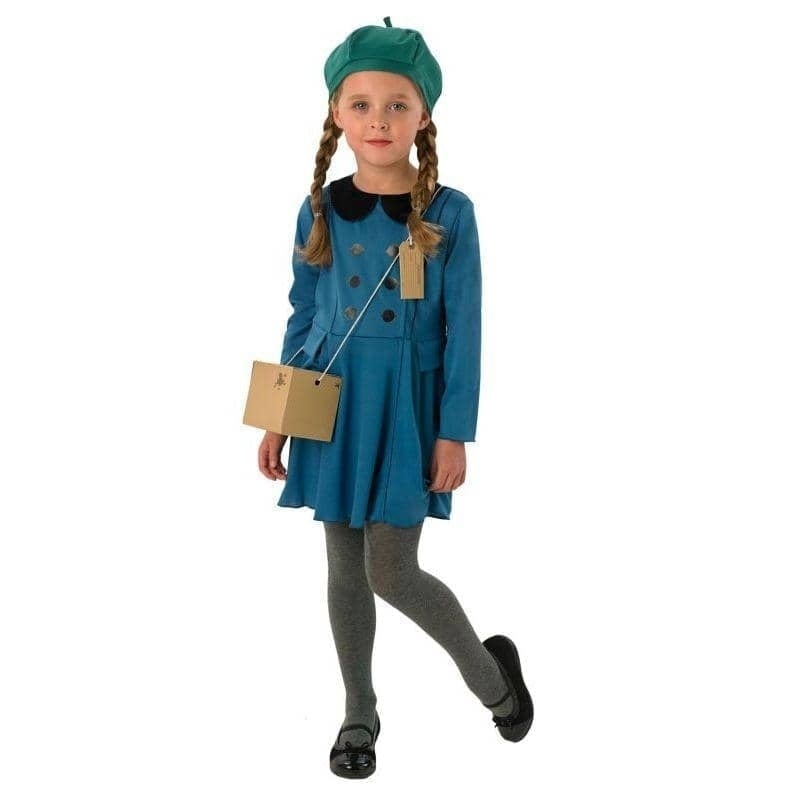Girls Evacuee Girl Costume 2