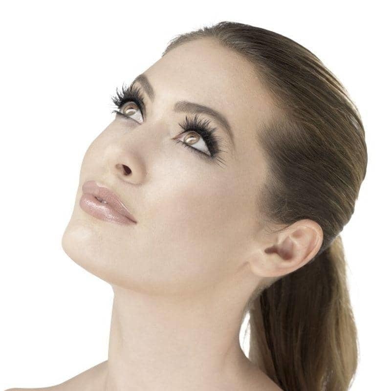 Eyelashes False Flutter Long Black Adult Costume Accessory Glue Included 1