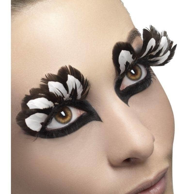 Eyelashes Feather Adult Brown 1