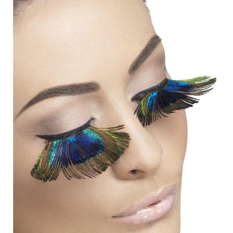 Eyelashes Peacock Feathers Adult Purple_1