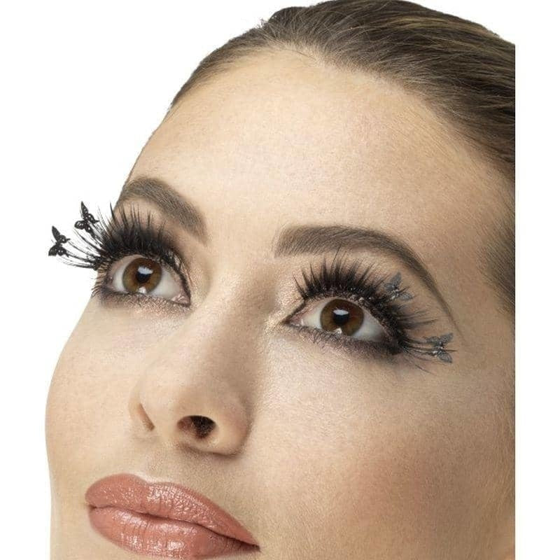 Eyelashes Winged Butterfly Adult Black Costume Accessory 1