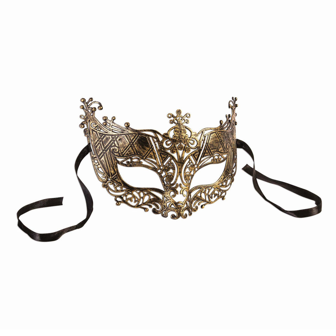 Eyemask Gold Filigree Masquerade Mask_1