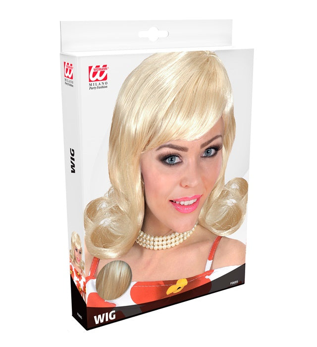 60S Flip Wig Blonde - In Box