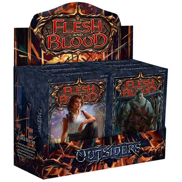 Flesh and Blood TCG Outsiders Blitz Deck Display Eligible Retailers Only 1