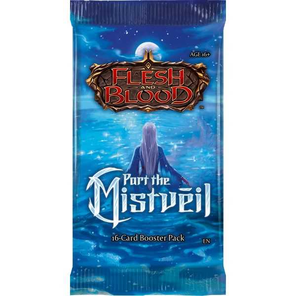 Flesh and Blood TCG Part the Mistveil Booster Pack Eligible Retailers Only 1