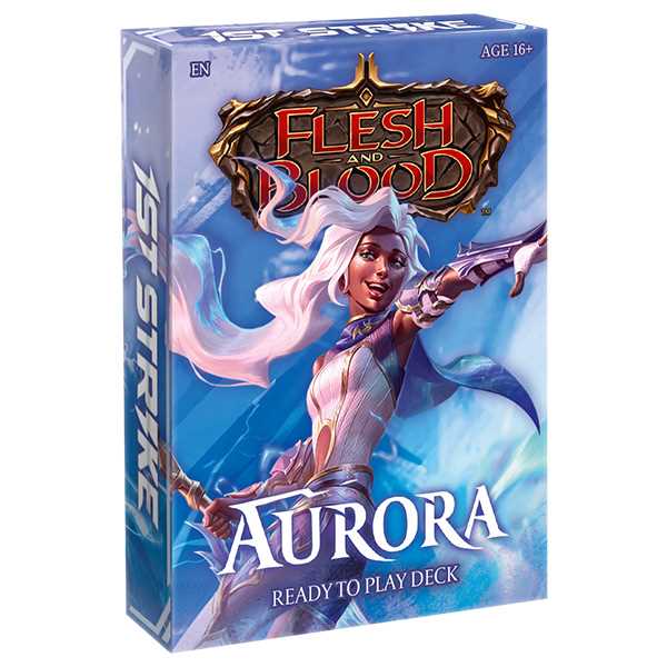 Flesh And Blood TCG 1st Strike Decks Aurora and Terra Eligible retailers only 6 Trading Card Game by Legend Story Studios 2