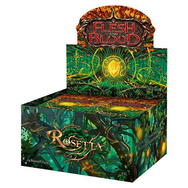 Flesh and Blood TCG Rosetta Booster Pack Eligible Retailers Only 1