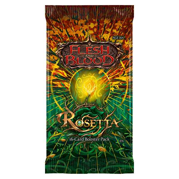 Flesh and Blood TCG Rosetta Booster Pack Eligible Retailers Only 2