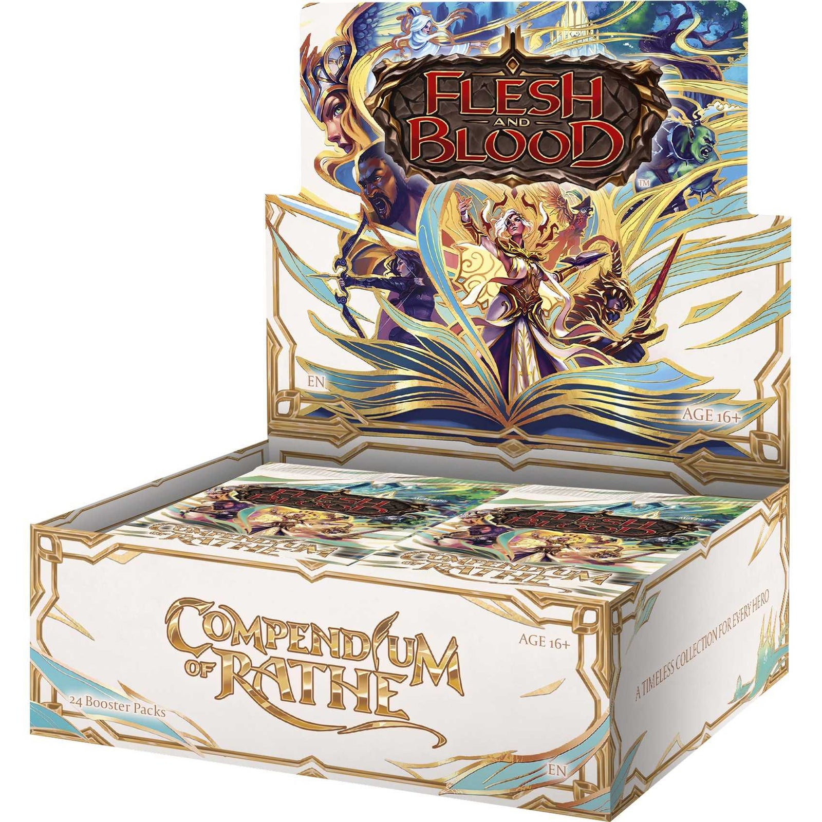 Flesh And Blood TCG Compendium of Rathe Booster Pack Eligible retailers only 24 Trading Card Game by Legend Story Studios 1