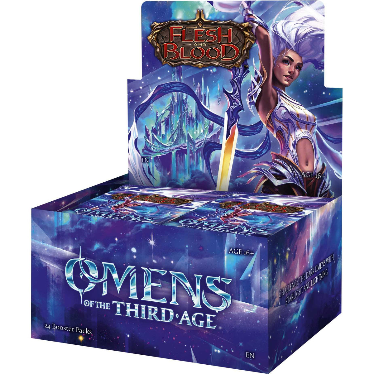 Flesh And Blood TCG Omens of the Third Age Booster Pack Eligible retailers only 24 Trading Card Game by Legend Story Studios 3