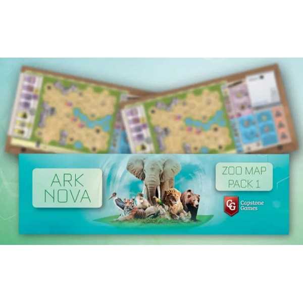 Ark Nova Map Pack 1 Board Game by Feuerland Spiele 1