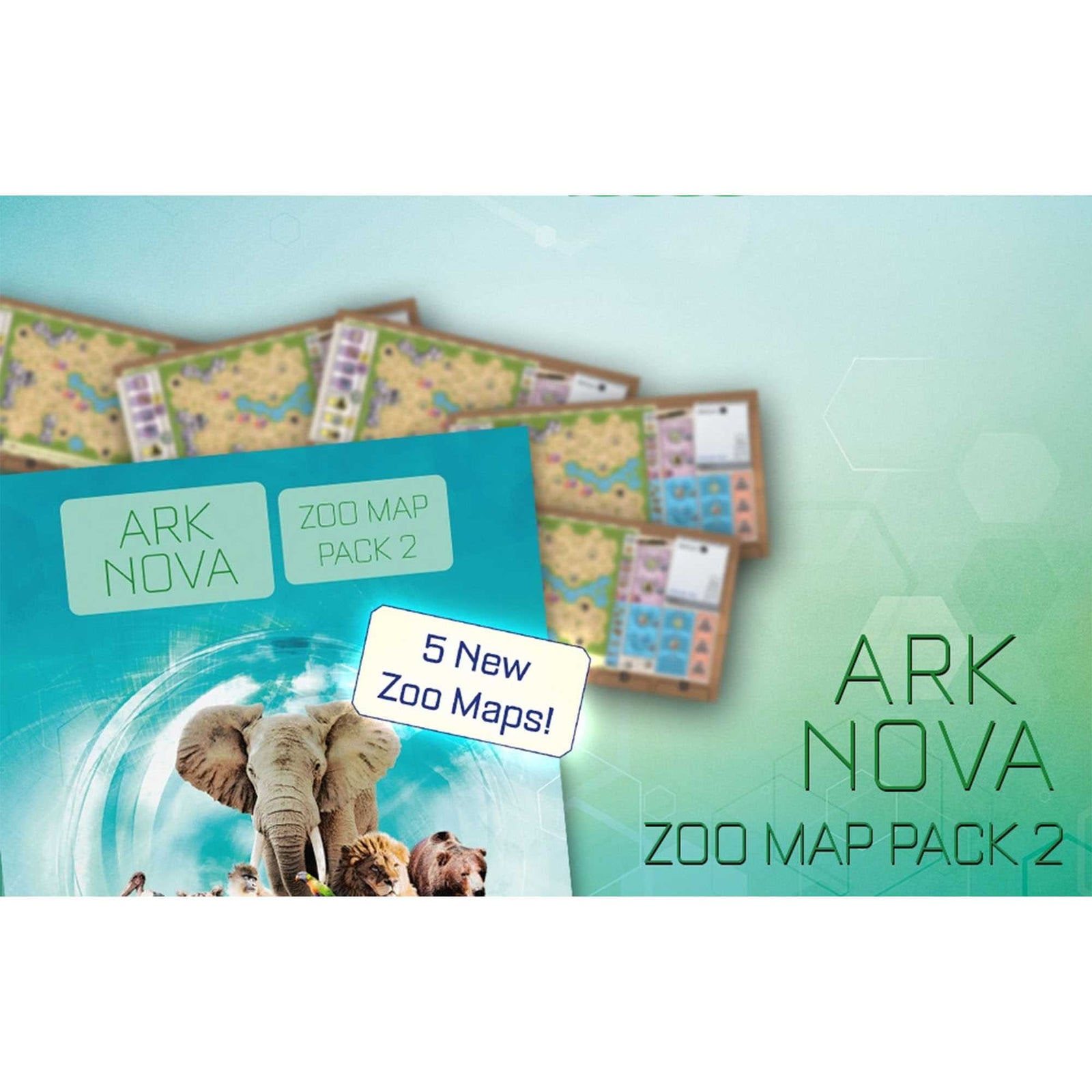 Ark Nova Map Pack 2 Board Game by Feuerland Spiele 1