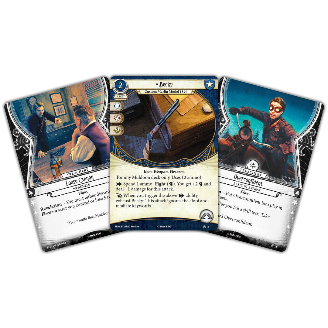 Arkham Horror The Card Game Tommy Muldoon Investigator Deck Card Game Expansion