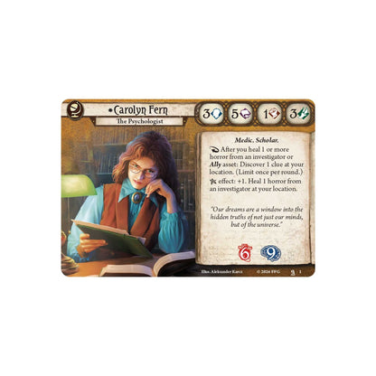 Arkham Horror The Card Game Carolyn Fern Investigator Deck Card Game Expansion