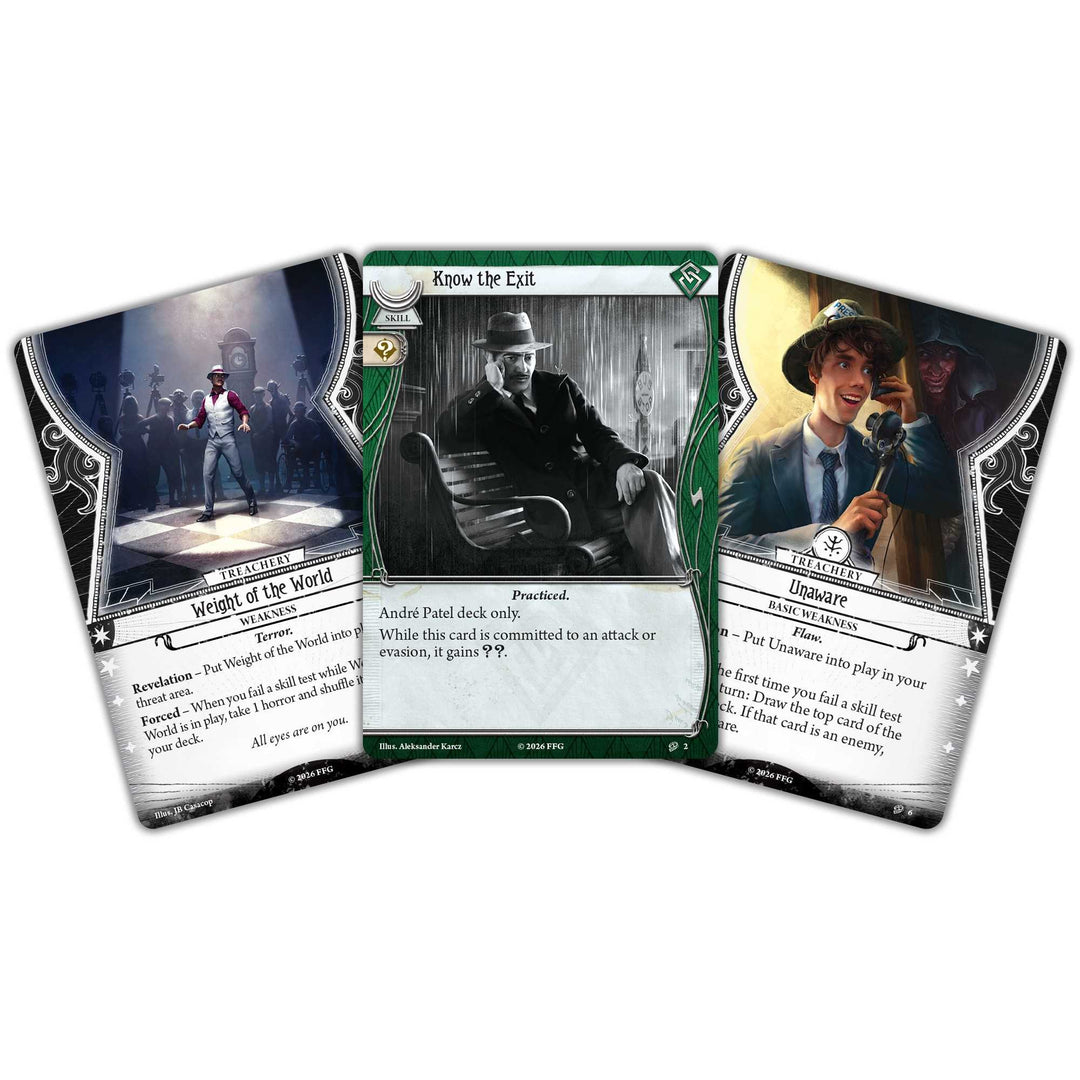 Arkham Horror The Card Game Andre Patel Investigator Deck Card Game Expansion