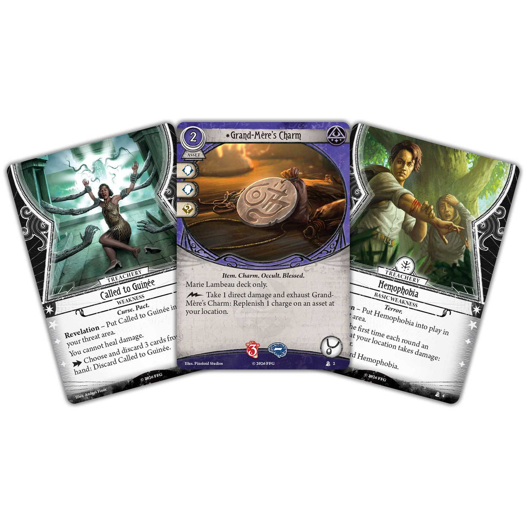 Arkham Horror The Card Game Marie Lambeau Investigator Deck Card Game Expansion