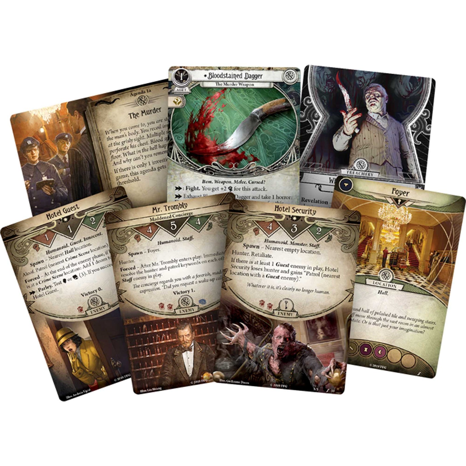 Arkham Horror the Card Game Murder at the Excelsior Hotel Card Game 2
