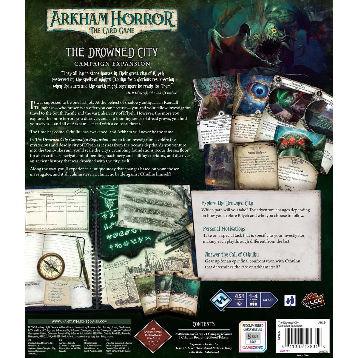 Arkham Horror: The Card Game - The Drowned City Campaign Expansion 3