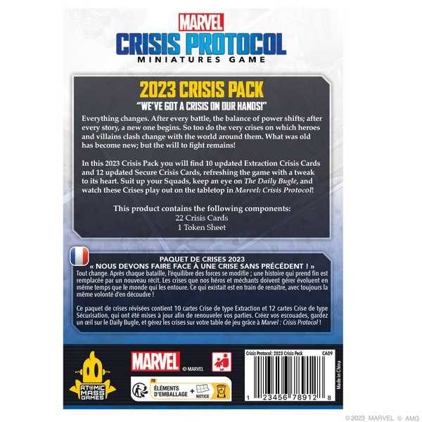 Marvel Crisis Protocol Crisis Card Pack 2023 Refresh and Enhance Your Gameplay 3