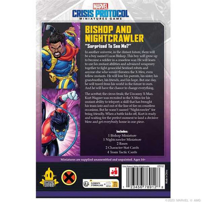 Bishop and Nightcrawler: Marvel Crisis Protocol 2