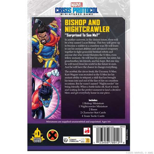 Bishop and Nightcrawler: Marvel Crisis Protocol 2