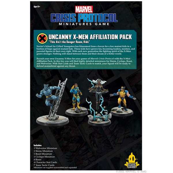 Marvel Crisis Protocol - Uncanny X-Men Affiliation Pack 4