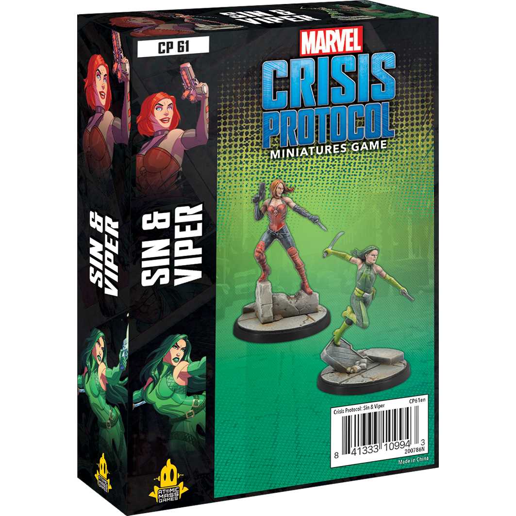 Marvel Crisis Protocol: Sin and Viper Character Pack 1