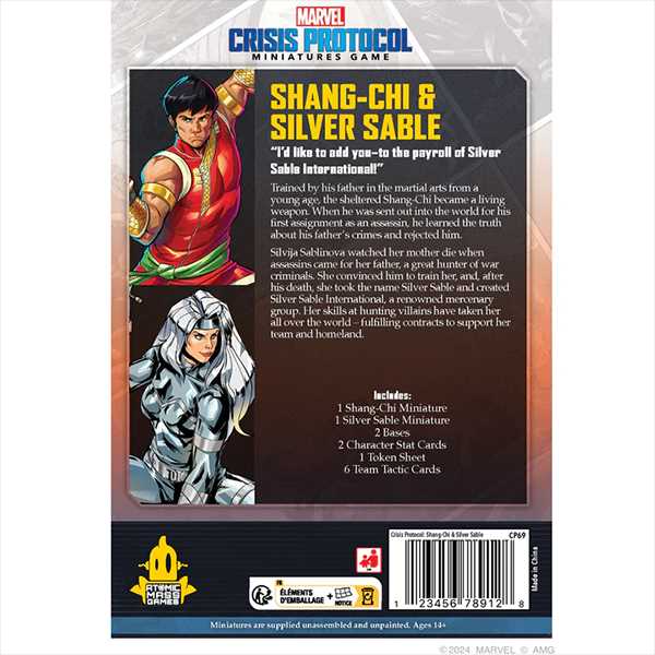 Marvel Crisis Protocol: Shang Chi & Silver Sable 2
