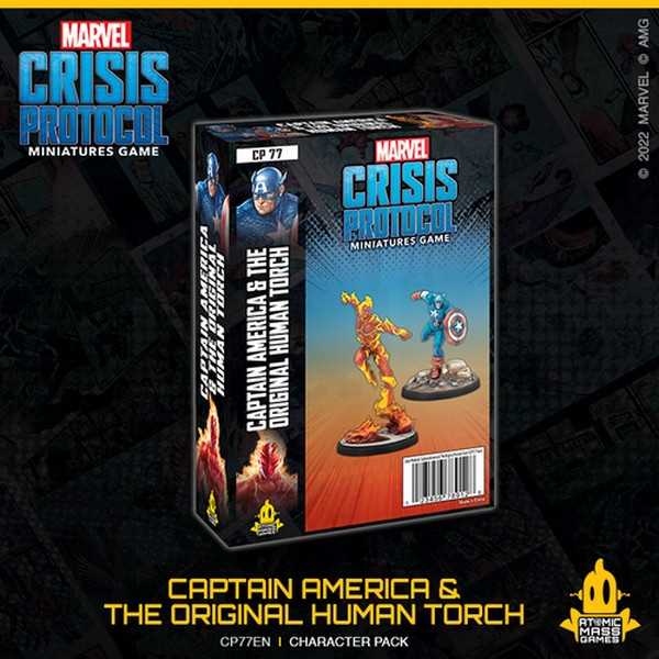 Marvel Crisis Protocol: Captain American and the Original Human Torch 1