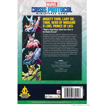 Mighty Thor Lady SIF Thor Hero of Midgard and Loki Prince of Lies Character Pack 8