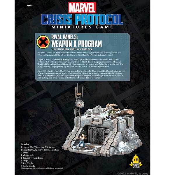 Marvel Crisis Protocol: Weapon X Program Rivals Panels 4