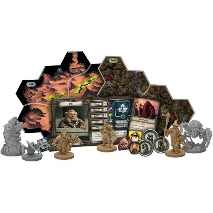 The Lord of the Rings Journeys in Middle-earth Shadowed Paths Board Game Expansion