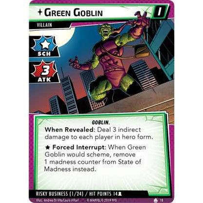 Marvel Champions the Green Goblin Scenario Pack Trading Card Game 4