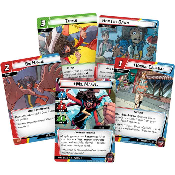 Marvel Champions: Ms. Marvel Hero Pack 2