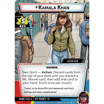 Marvel Champions: Ms. Marvel Hero Pack 3